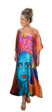 Aqua Lady Kaftan Dress